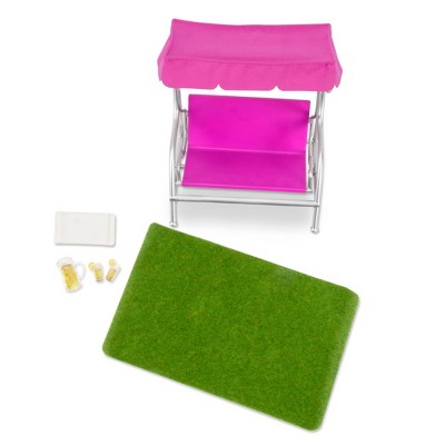 Lori Dollhouse Furniture for 6" Dolls - Garden Patio Set