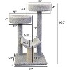 HomeStock Multi-Level Perch, Gray - 2 of 4