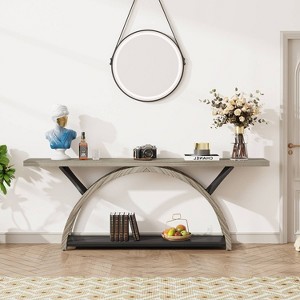 Hommoo 70.9" Long Console Table with Storage Shelf - 1 of 4