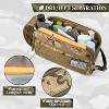 Pavilia Tactical Toiletry Bag for Men, Hygiene Travel Bag, Military Dopp Kit, Water Resistant Molle Pouch, Shaving Grooming Organizer Case - 2 of 4