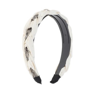 Unique Bargains Women's Cute Twists Gypsophila Headbands 1 Pc - 1 of 4