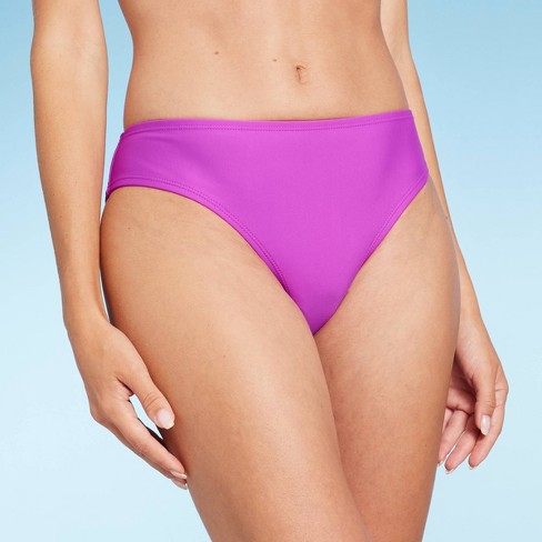 Women's Hipster Medium Coverage Bikini Bottom - Shade & Shore™ Purple Xl :  Target