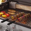 Outset Non-Stick Carbon Steel Kabob Grill Basket with Hardwood Handle Set of 4 - Black - 3 of 4