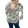 Women's Criss Cross Back Sweater - honeyme - 2 of 2