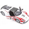 Porsche 918 Spyder Weissach #3 White 1/24 Diecast Model Car by Bburago - 3 of 4
