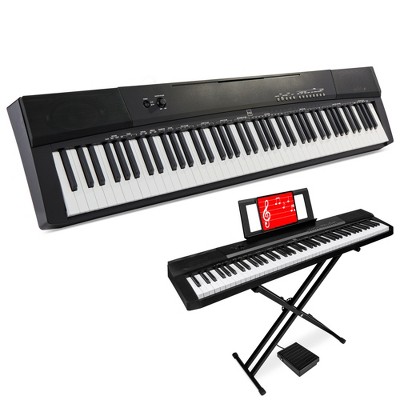Best Choice Products 88-Key Full Size Digital Piano for All Experience Levels w/Semi-Weighted Keys, Stand, Sustain Pedal