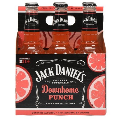 Jack Daniel's Downhome Punch Country Cocktails - 6pk/10 fl oz Bottles