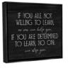 Stupell Industries Determined To Learn MotivationalFloater Canvas Wall Art - 3 of 4
