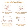 Polyester Cervical Pillows, Ergonomic Support Neck Relief Pillows for Side Back Stomach Sleepers- NTBAY - 4 of 4