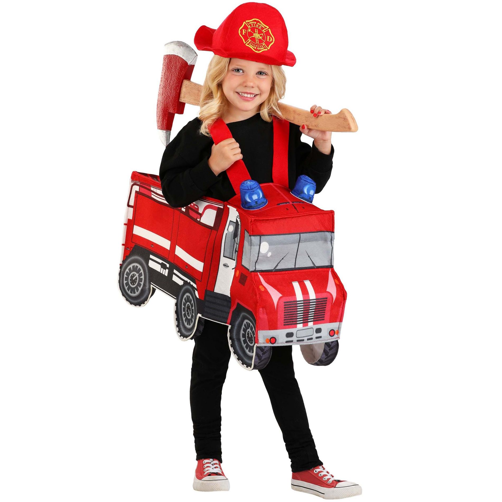 HalloweenCostumes.com Toddler Red Fire Truck Costume