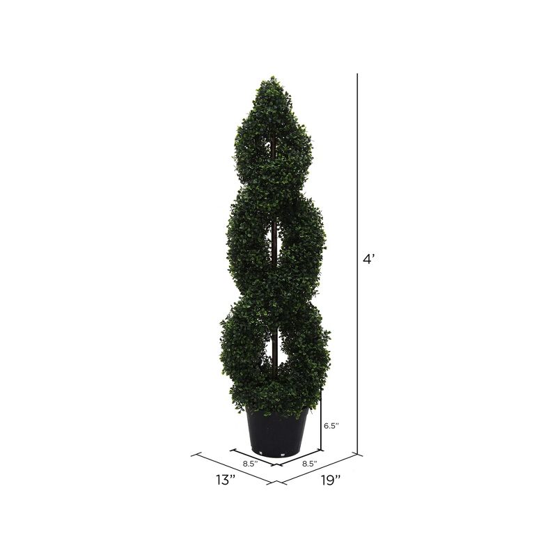 Vickerman Boxwood Double Spiral Everyday Topiary, 2 of 7