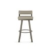 Amisco Travis Upholstered Counter Height Barstool Greige/Gray - 4 of 4