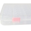 Everything Mary Large Plastic Bead Storage Organizer Box, 28 Jars - 2 of 4