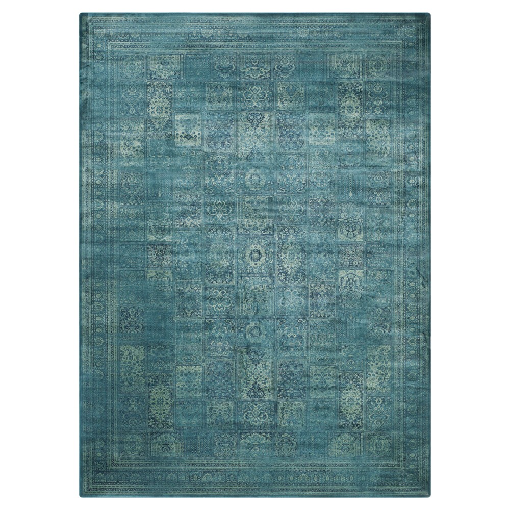 Sabrina Vintage Area Rug - Teal (8'x11'2in) - Safavieh