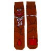 Dsy - Fozzy 360 Character Brown Mens Crew Socks - 2 of 4