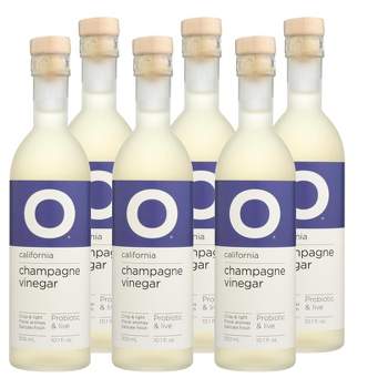 O Olive Oil & Vinegar California Champagne Vinegar - Case of 6/10.1 oz