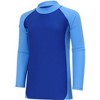 Boys UPF 50+ Long Sleeve Casual Rash Guard Swim Shirt Lightweight Swimsuit Quick Dry Youth Fishing Hiking for 5-14Years - 2 of 4