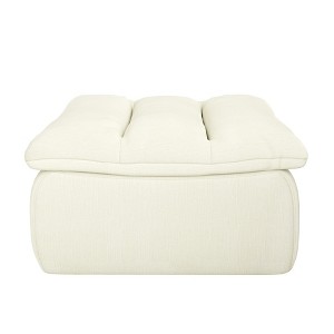 Vynxaria Bean Bag Seats - Sand Beige Floor Lounger, Armless Backless Sofa Chair for Living Room & Bedroom (Modern Minimalist Design) - 1 of 4