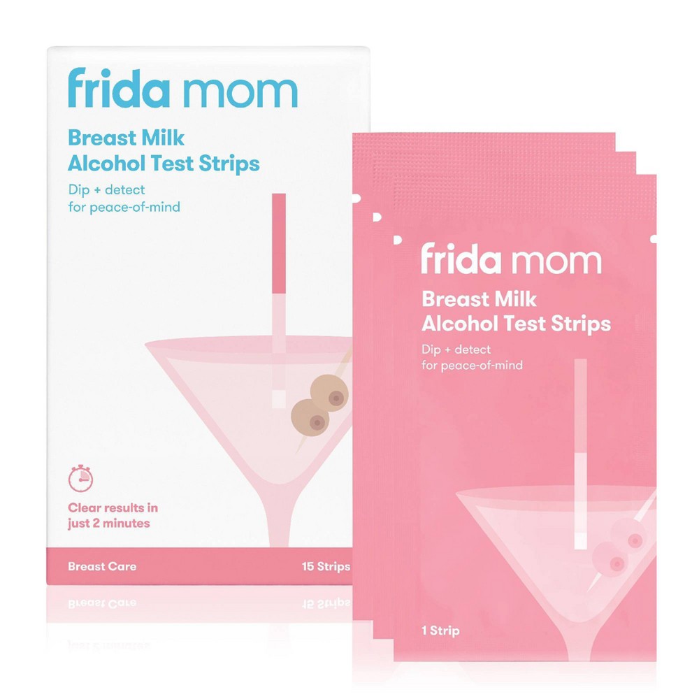 Frida Mom Breast Milk Alcohol Test Strips - 15ct