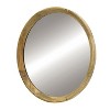 DOMETOUR 20x1.5" Wood Wall Mirror Transitional Decor Style with Frame of Solid Mango Wood Wall Decor for Bathroom, Entryway Console - 2 of 4