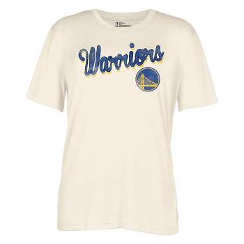 NBA Golden State Warriors Women's Off White Fashion T-Shirt