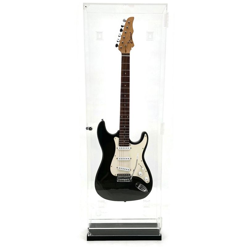 OnDisplay Deluxe Acrylic Wall Mounted/Tabletop UV-Protected Electric Guitar Display Case w/Lights, 5 of 11