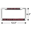 Cal State Northridge School Logo Full Size Standard License Plate Metal Frame - 4 of 4