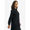 Jessica London Women's Plus Size Plisse Button-Front Blouse - 4 of 4