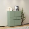 PAGED Dresser Chest of Drawers Wooden Storage Cabinet with 4 Doors and 2 Drawers for Bedroom - 3 of 4