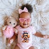 The Juniper Shop Patriotic Fluffy Dog Baby Short Sleeve Bodysuit - 2 of 4