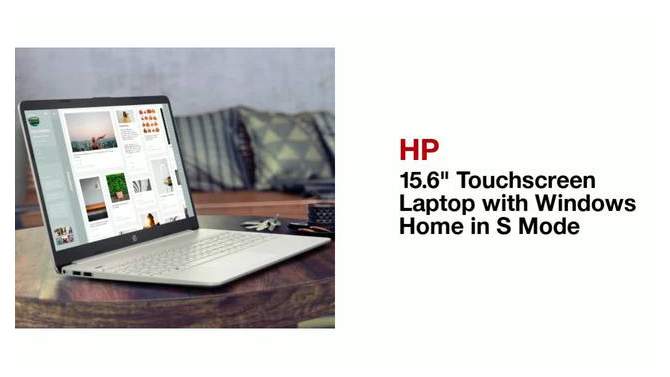 HP 15.6&#34; Touchscreen Laptop - Intel Pentium - 8GB RAM - 256GB SSD Storage - Windows Home in S Mode - Silver (15-dy2005tg), 2 of 9, play video