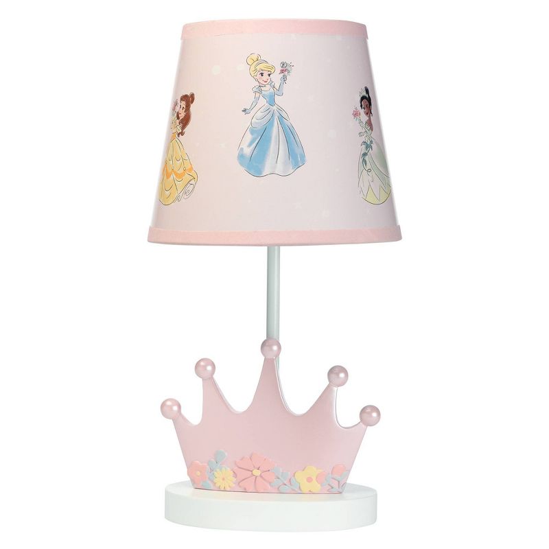 Lambs &#38; Ivy Disney Baby Princesses Lamp with Shade &#38; Bulb, 1 of 6