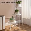 GustoWave Plant Stand Indoor Metal Corner Plant Pot Stands, Tiered Plant Stands Folding Flower Display Holders Rack Shelf - 2 of 4