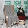 Parkland Collection,Sasha Casual Beige 52" X 67" Woven Handloom Throw - 2 of 4