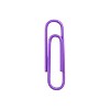 JAM Paper Colored Standard Paper Clips Small 1 Inch Purple Paperclips 2183753A - 3 of 3