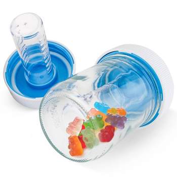 Masontops 2pk Jar Safe Child-Resistant Mason Jar Lids Regular White