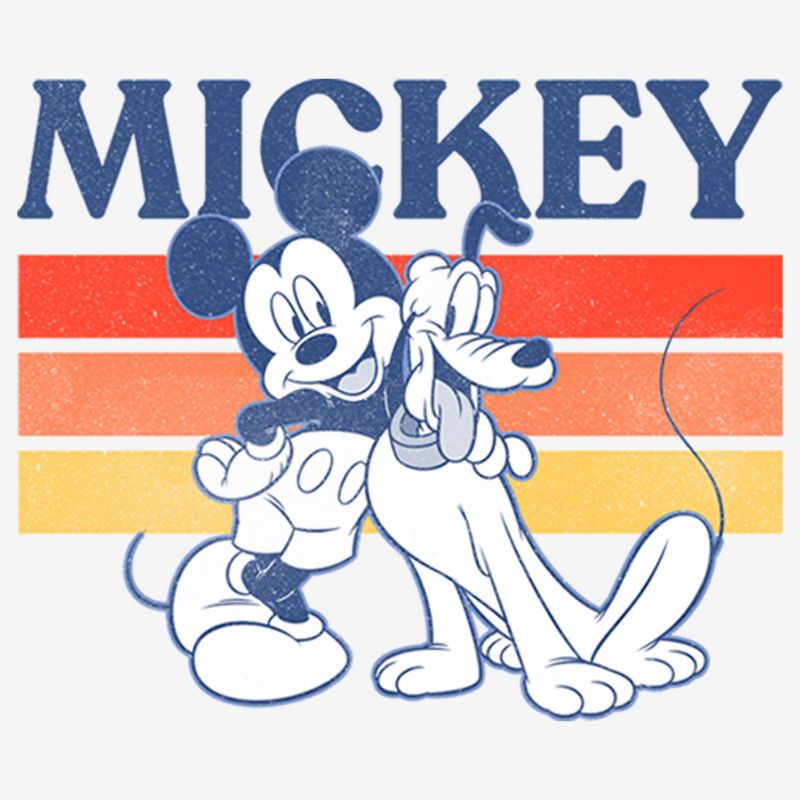 Women's Mickey & Friends Retro Pluto and Mickey Mouse T-Shirt, 2 of 5