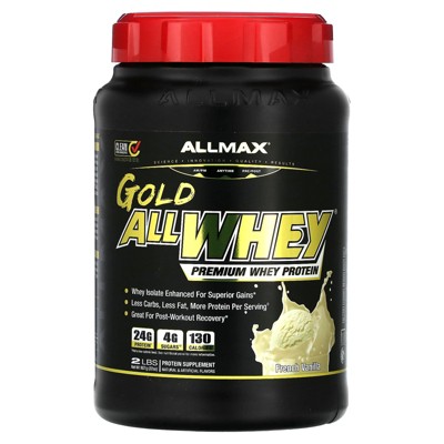 ALLMAX GOLD ALLWHEY®, Premium Whey Protein, French Vanilla, 2 lbs (907 g)