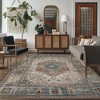 Abynow Medallion Diamond Distressed Rustic Indoor Area Rug - 3 of 4