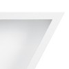 Kate and Laurel Camellia Hexagon MDF Accent Shelf, 2 Piece, White - 3 of 4