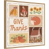 Amanti Art 30"x30" Autumn Days VIII by Laura Marshall Framed Canvas Wall Art Print - 2 of 4