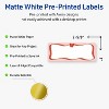 Avery Labels, 1" x 2-5/8", Gold-Pink Bow, Matte, 160ct - 2 of 4