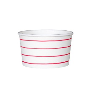 Daydream Society - Candy Apple Frenchie Striped Treat Cups - Pack of 8 Paper Treat Cups - 1 of 3
