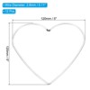 Unique Bargains Metal DIY Decoration Macrame Wreath Heart Shape Dream Catcher Rings 12 Pcs - 2 of 4