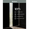 Printed Botanical Pattern Blackout Window Panel, Textured Poly Slub Fabric Panel for Luxurious Decor Style - 3 of 4