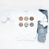 Simply Sage Market S.W.Smiley Leopard Smiley Face Stacked Sweatshirt - 3 of 4