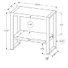 NicBex Contemporary Square End Table with Storage Drawer 2-tier Side Table for Modern Living Spaces - 2 of 4