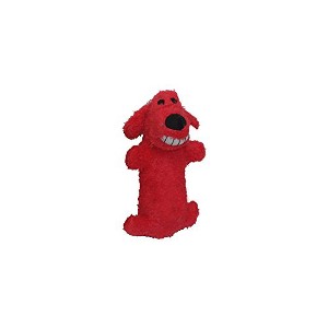 Multipet 66105 Loofa Plush Dog Toy, 6", Red - 1 of 1