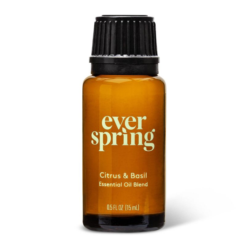 Citrus &#38; Basil Essential Oil Blend - 0.5 fl oz - Everspring&#8482;, 3 of 5