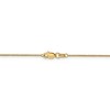 Black Bow Jewelry 0.95mm, 14k Yellow Gold, Diamond Cut Cable Chain Necklace - 4 of 4